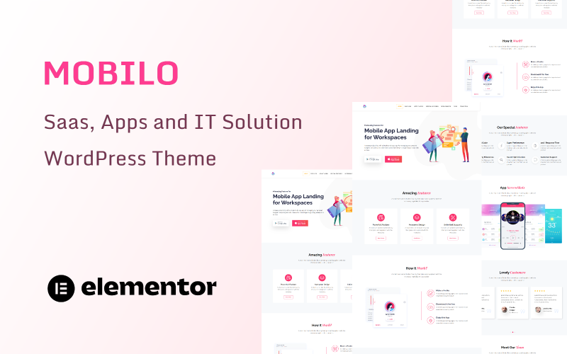 Mobilo Landing and IT solution theme